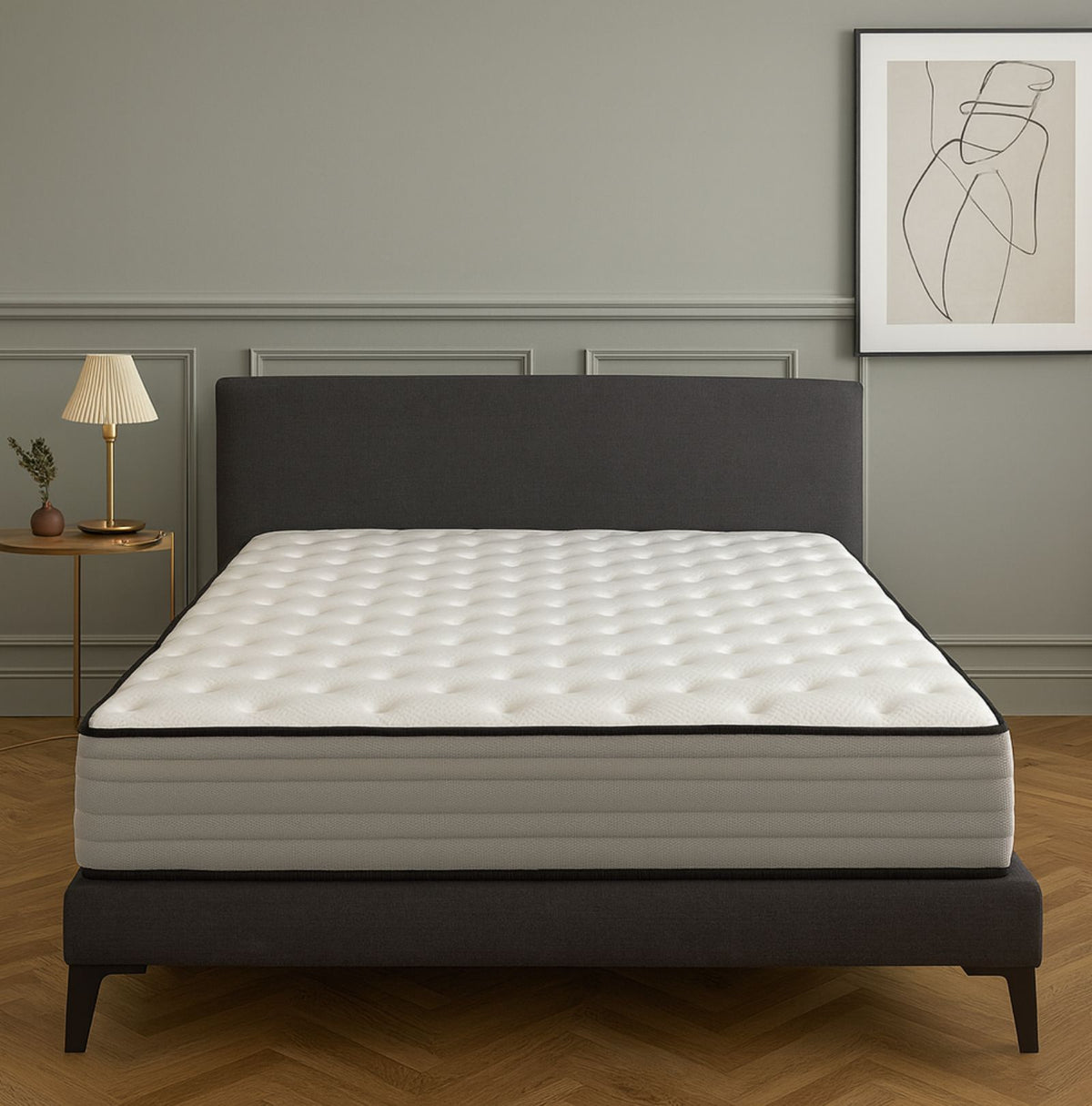Matelas Bâton Rouge mémoire de forme, ferme, 25 cm ALFRED