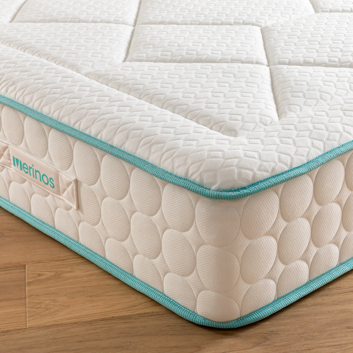 Matelas MERINOS LE TOUT MOELLEUX ressorts ensachés, soutien ferme, accueil enveloppant, 90x200cm