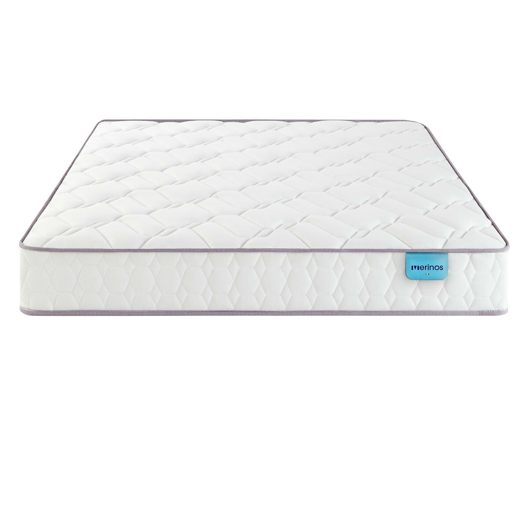 Matelas MERINOS Morning Routine 560 ressorts ensachés, soutien ferme, accueil tonique, 140x190cm