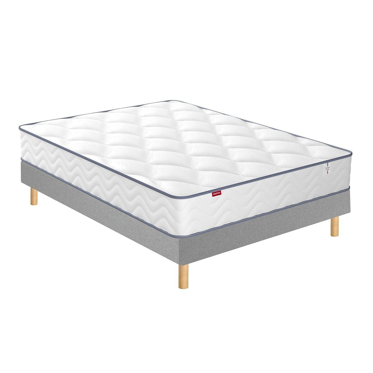 Matelas MERINOS Sweety 580 ressorts ensachés, soutien ferme, accueil moelleux, 140x190cm