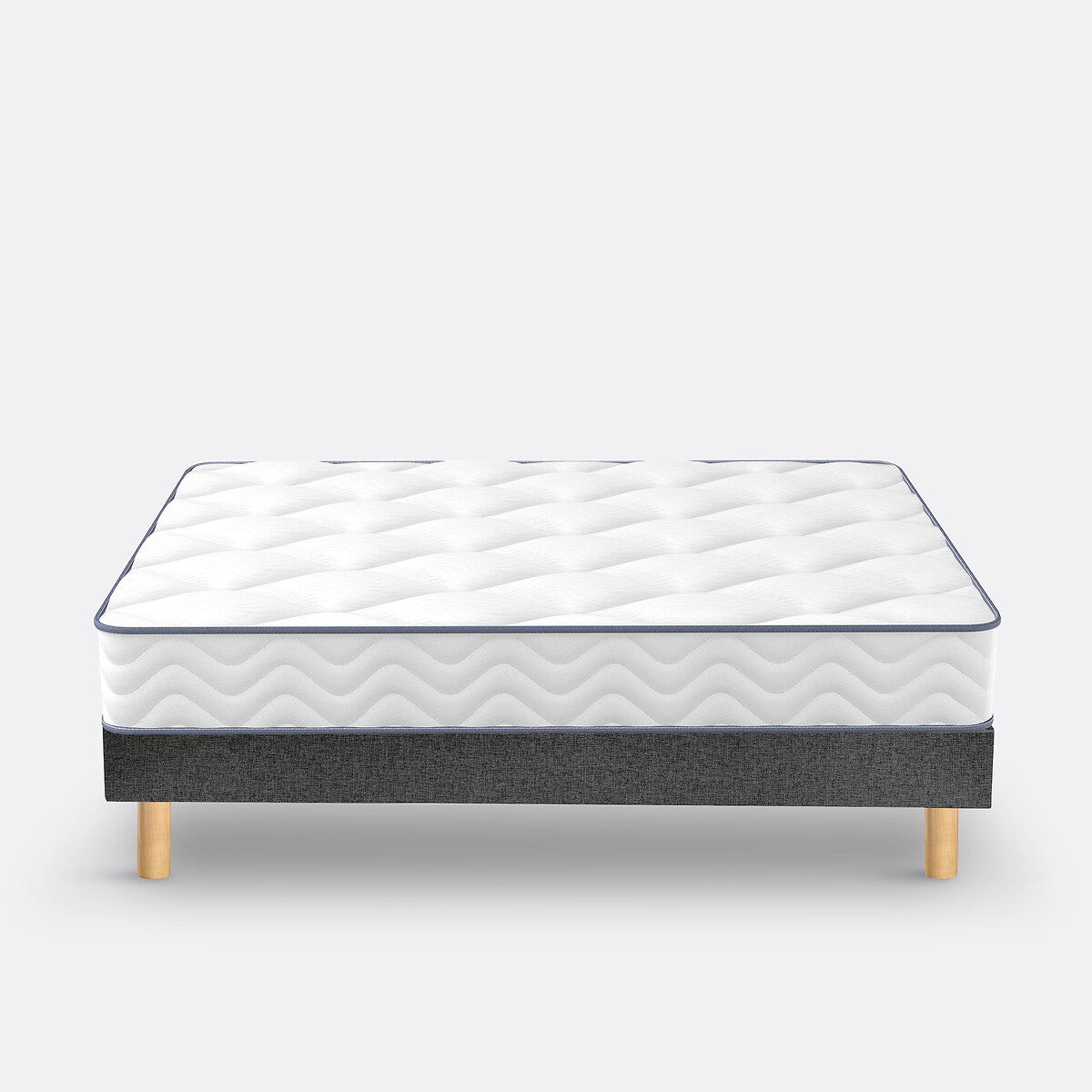 Matelas MERINOS 580 ressorts ensachés, soutien ferme, accueil moelleux, 140x190cm