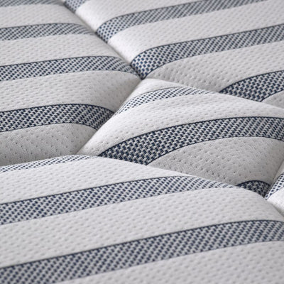 Matelas Merinos Marinière II à ressort et mémoire de forme 140x190cm