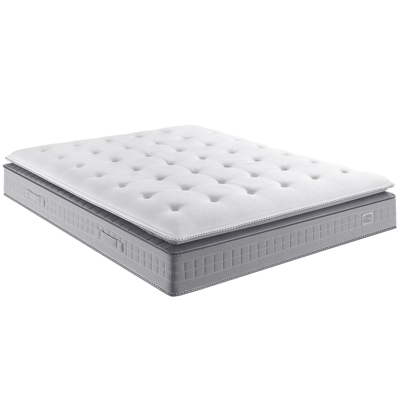 Matelas Simmons SW5 160x200cm à ressorts ensachés avec Surmatelas