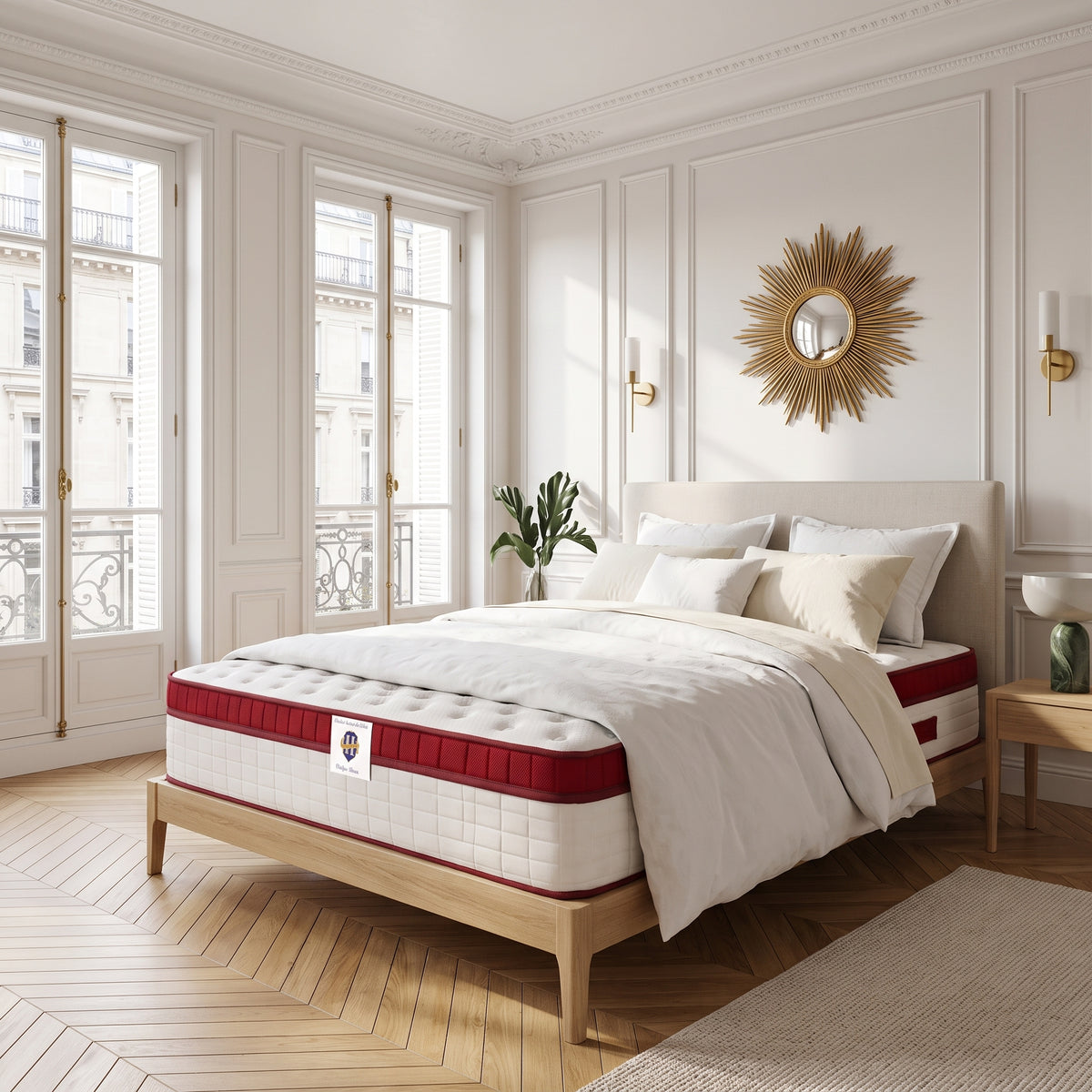 Matelas Latex Literie Hôtelière de France Castelnaud 180x200cm — en situation