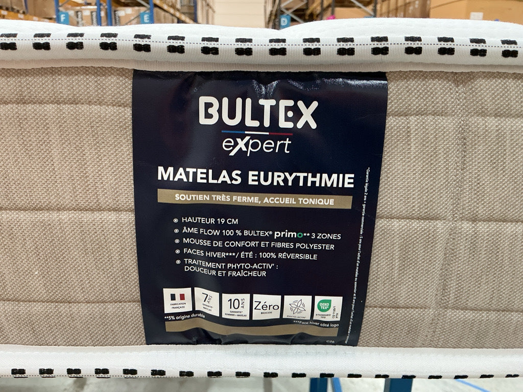 Matelas BULTEX EURYTHMIE 160x200cm — photo produit