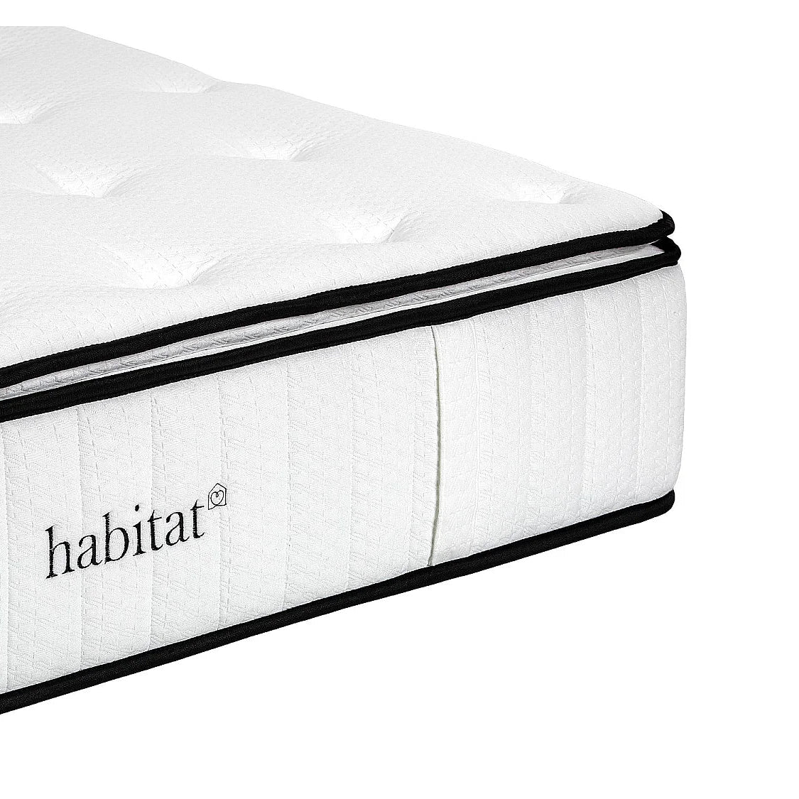 Matelas hybride HABITAT Excellence 180x200 cm ressorts ensachés et mousse à mémoire de forme avec surmatelas — photo produit