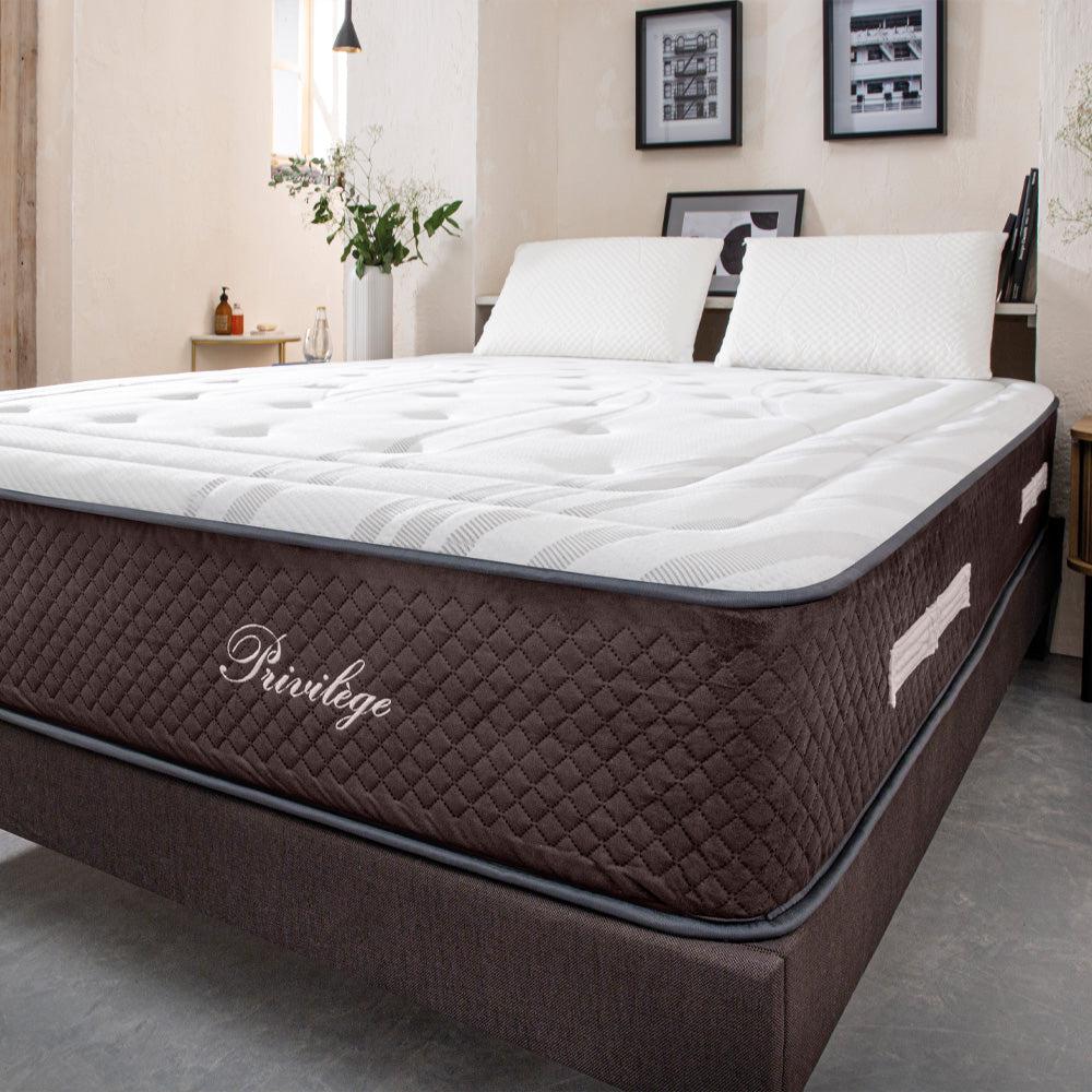 Matelas Bellecour privilege à ressorts et mémoire de forme