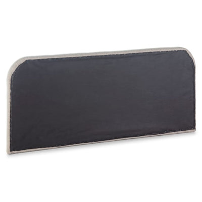 Tête de lit tapissée Saona 140x60 cm Couleur Beige, 8 cm d'épaisseur