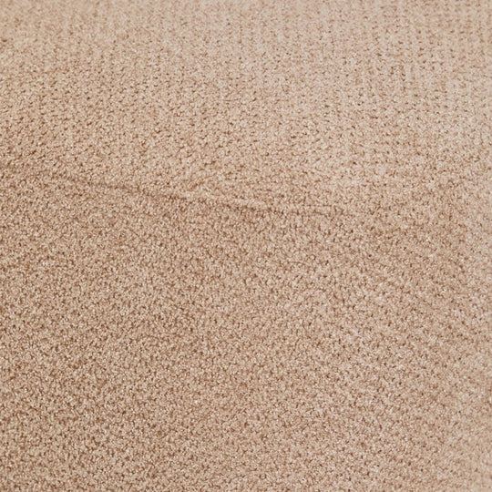 Méridienne droite SKLUM Coco en tissu chenille épais beige