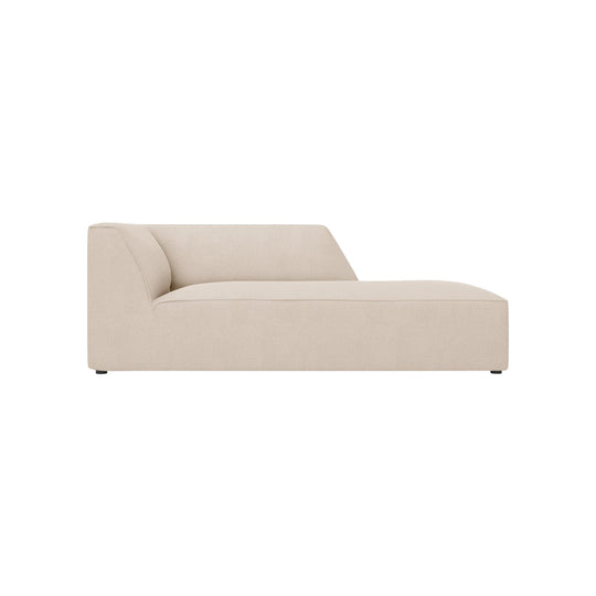 Méridienne MICADONI Ruby en tissu beige