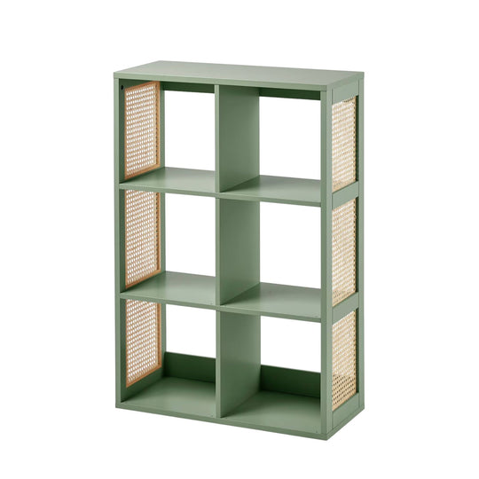 Meuble 6 cases VERTBAUDET Poésie vert