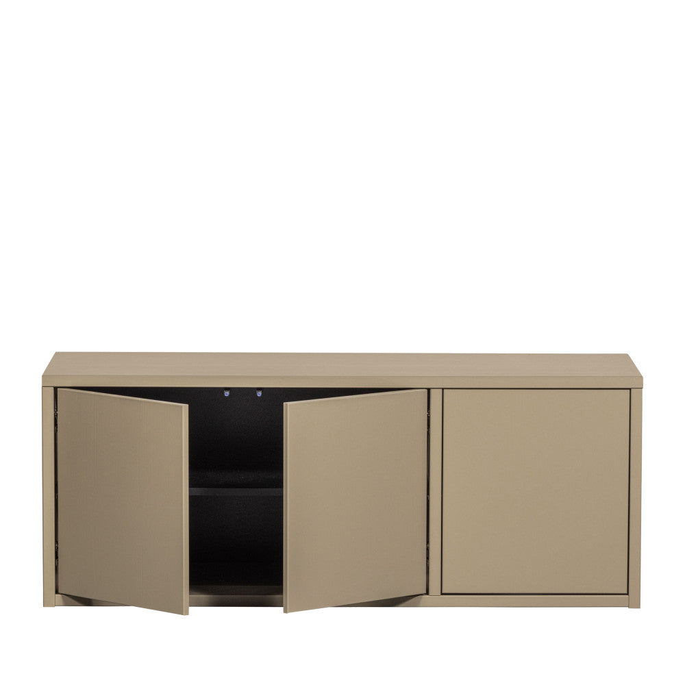 Meuble TV DRAWER Turner 3 portes en bois L120cm