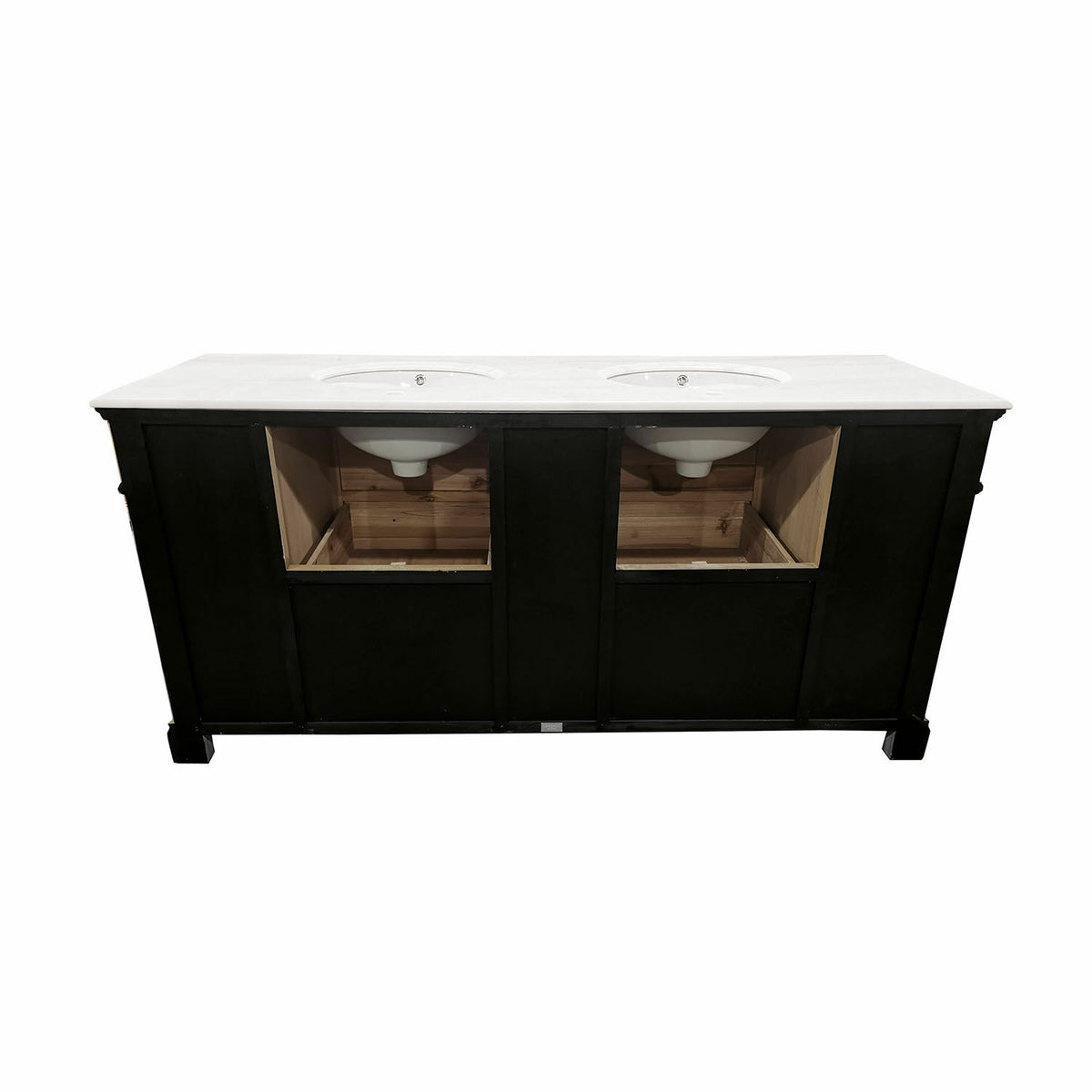 Meuble double vasque LOBERON Covingale en bois (sans vasque) — photo produit