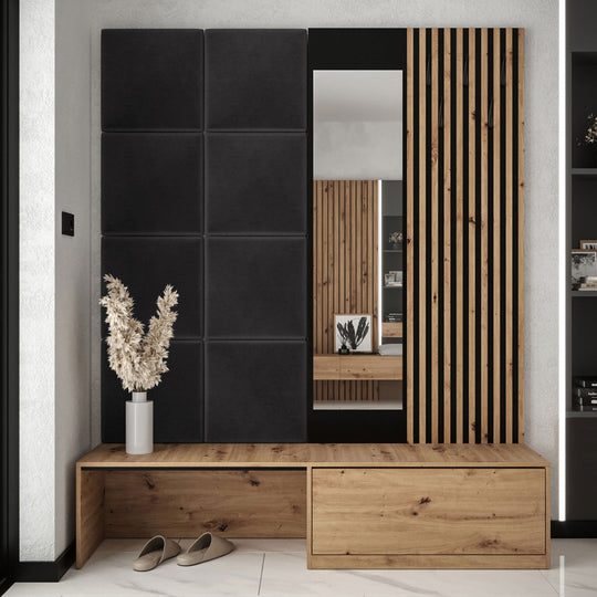 Meuble d'entrée MOBILIER 1 Fabor (Chêne Artisan + Polo 897) — photo produit