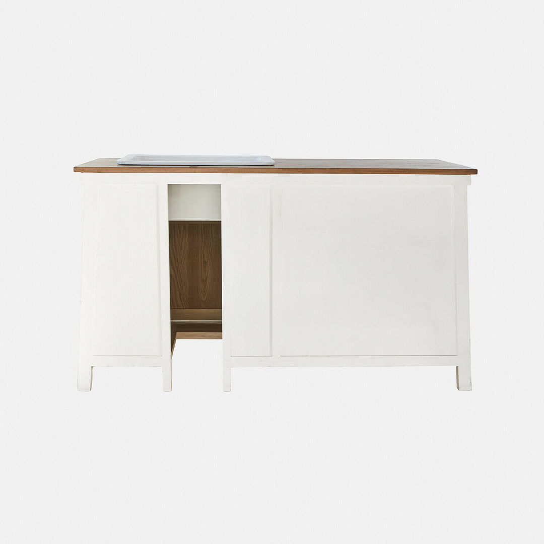 Meuble et vasque Loberon CELARON blanche — photo produit