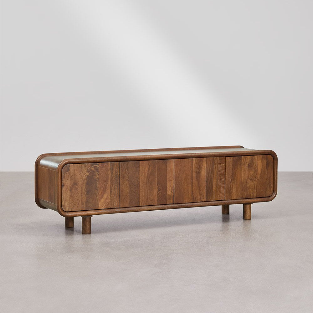 Meuble TV SKLUM Gina en bois de manguier 175x45 cm — photo produit