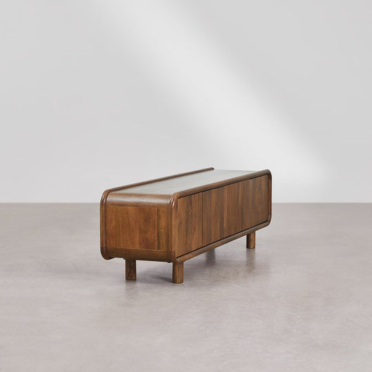 Meuble TV SKLUM Gina en bois de manguier 175x45 cm — photo produit