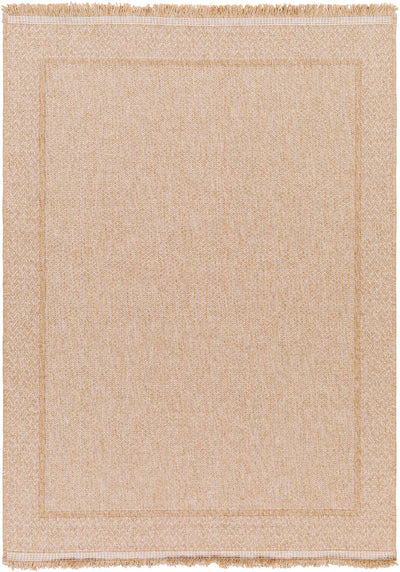 Tapis d'Extérieur/Intérieur Aspect Jute Beige/Noir  Trenton
