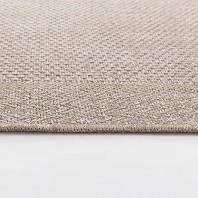 Tapis d'Extérieur/Intérieur Aspect Jute Beige/Noir  Trenton