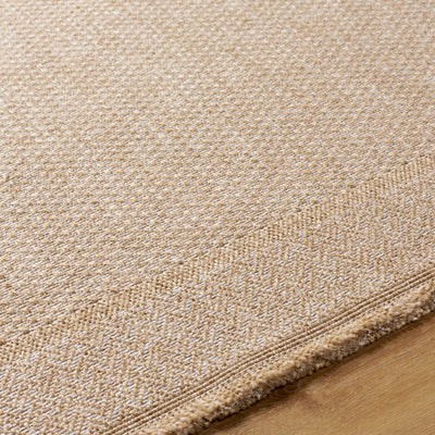 Tapis d'Extérieur/Intérieur Aspect Jute Beige/Noir  Trenton