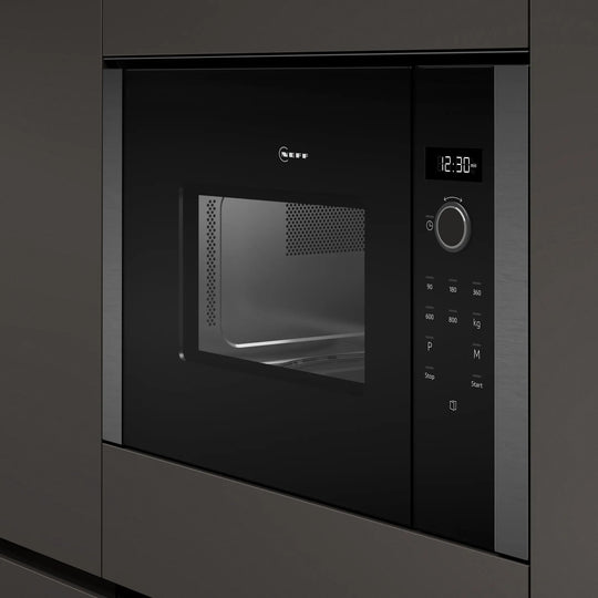 Micro-ondes encastrable NEFF HLAWD23N1F Noir Inox — photo produit