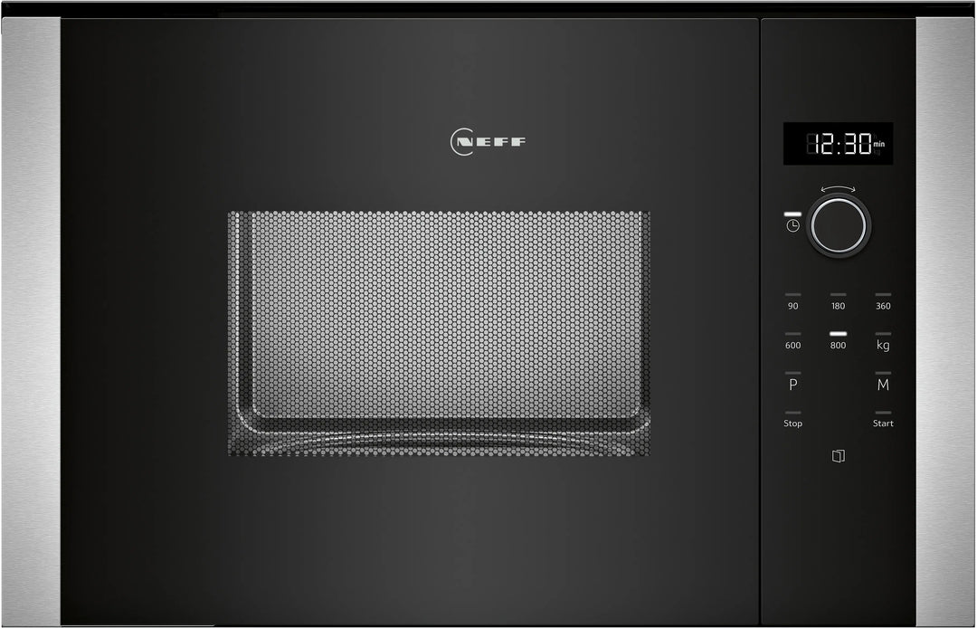 Micro-ondes encastrable NEFF HLAWD23N1F Noir Inox — photo produit