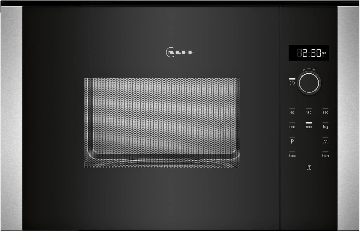 Micro-ondes encastrable NEFF HLAWD23N1F Noir Inox — photo produit