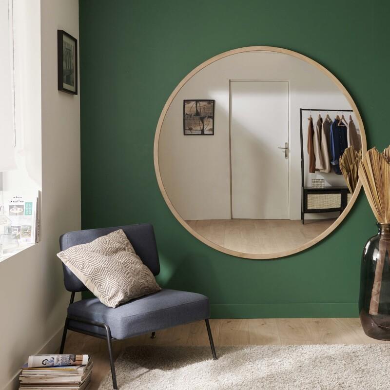 Miroir XXL MOB-IN Fab en chêne rond 150cm