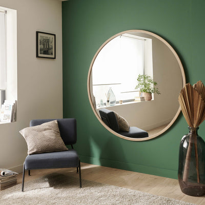 Miroir XXL MOB-IN Fab en chêne rond 150cm