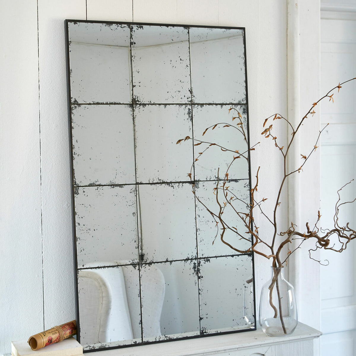 Miroir LOBERON Burami à croisillons — photo produit
