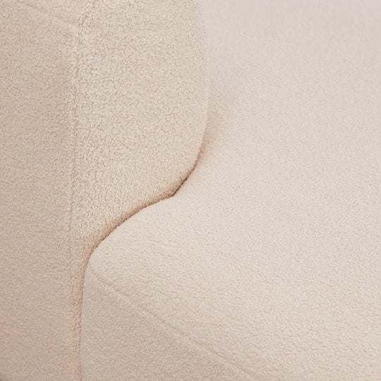 Module chaise longue gauche SKLUM Foglern tissu beige