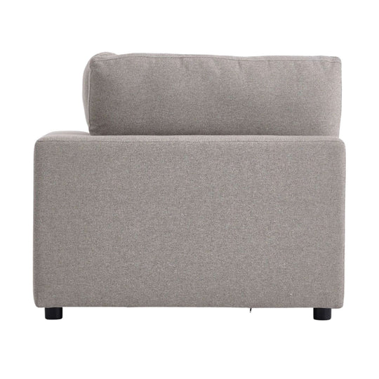 Module d'angle droit JYSK Lyby en tissu sable