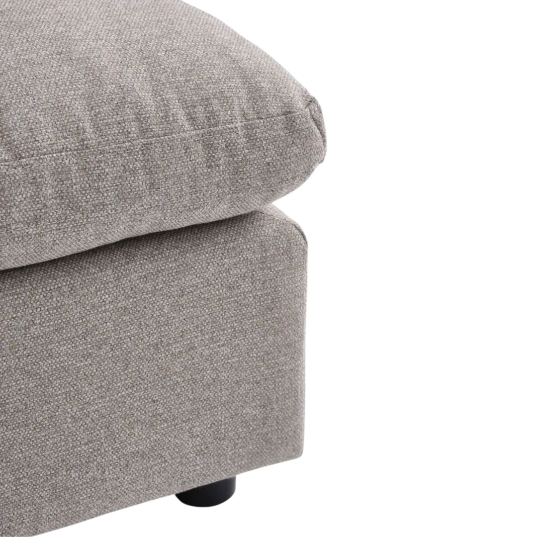 Module d'angle droit JYSK Lyby en tissu sable