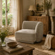 Module MICADONI Miley en tissu chenille beige