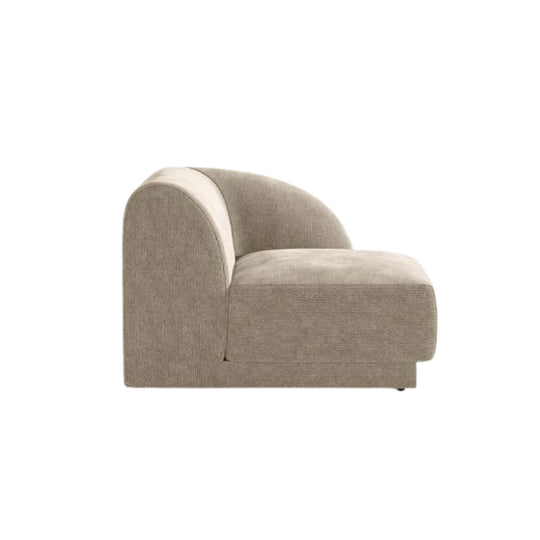Module MICADONI Miley en tissu chenille beige
