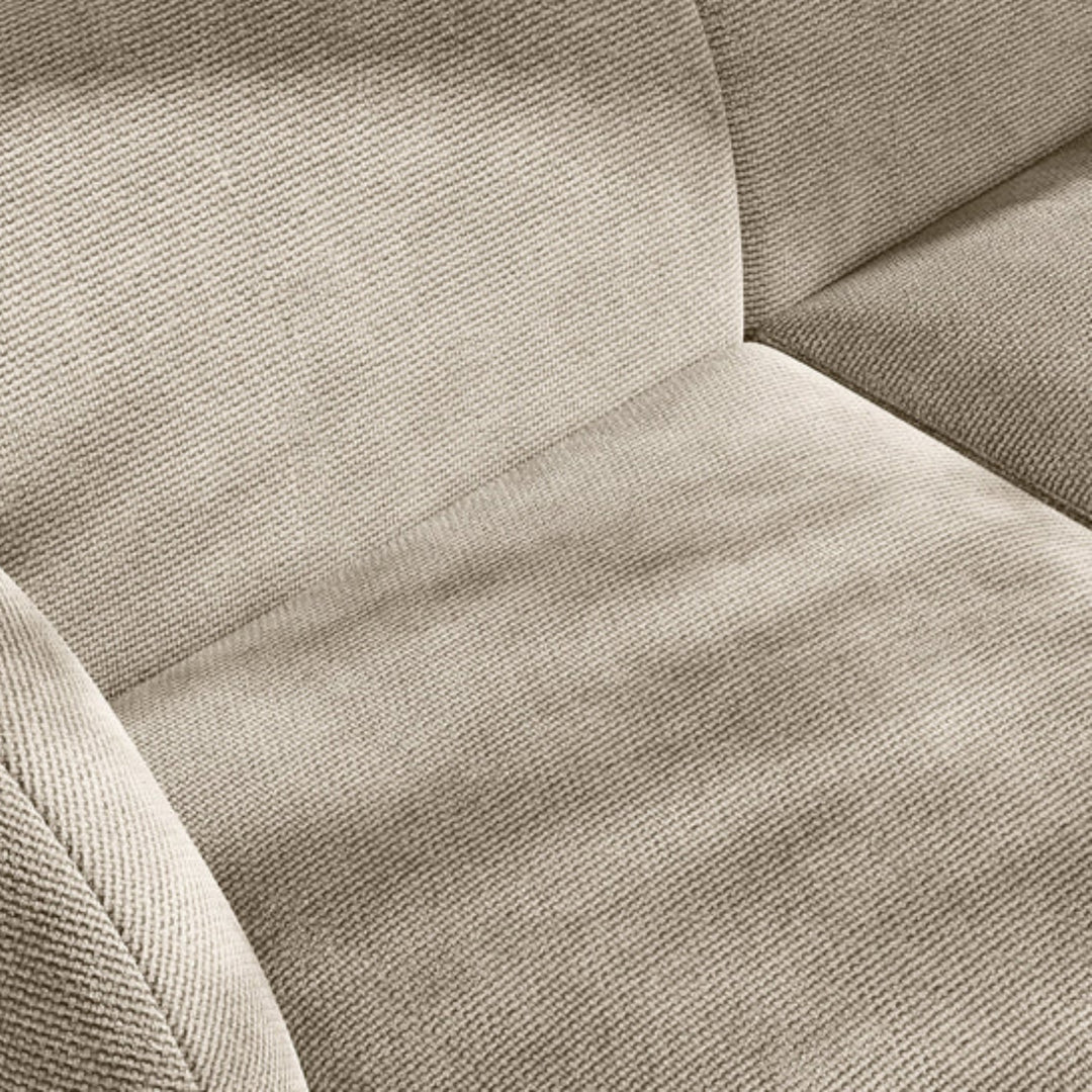 Module MICADONI Miley en tissu chenille beige