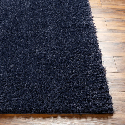 Tapis Shaggy Moderne Bleu Foncé Dadu