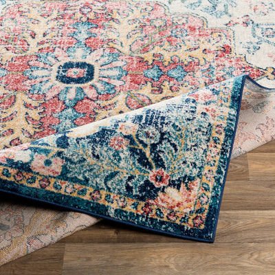 Tapis Vintage Oriental Bleu/Rouge