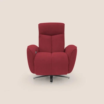Fauteuil Relax électrique EVA en tissu imperméable rouge Divani Store