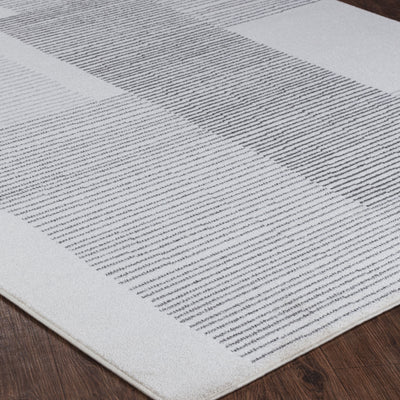 Tapis Scandinave Moderne Blanc/Gris Guna