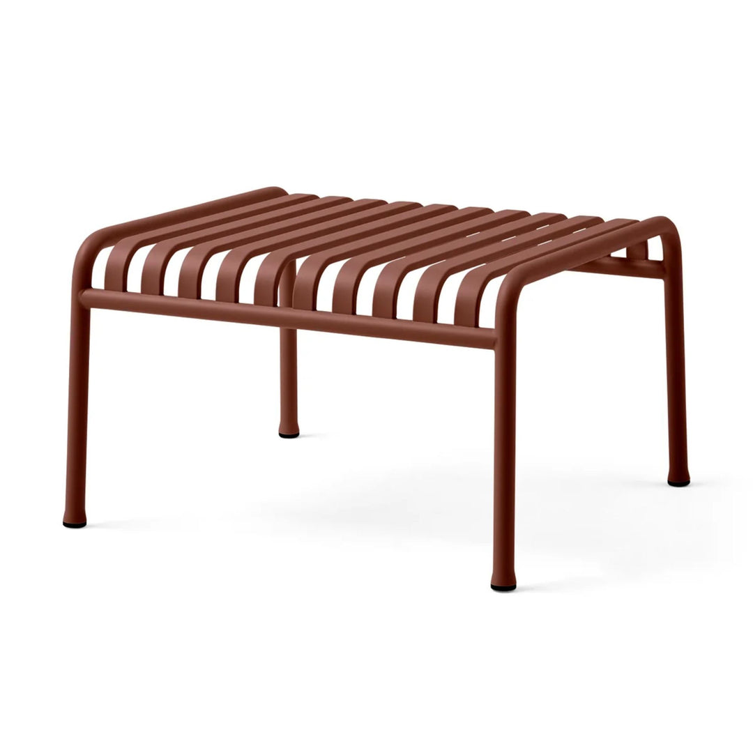 Salon de jardin HAY Palissade rouge (1 banc, 2 fauteuils, 2 chaises et 1 ottoman)