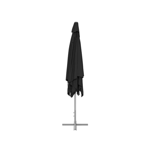 Parasol carré avec pied METRO PROFESSIONAL 3x3 m avec protection UV50+ hydrofuge en aluminium anthracite/platinum