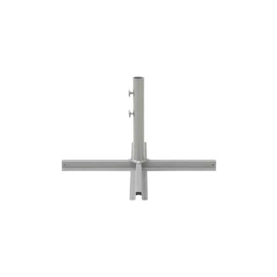 Parasol carré avec pied METRO PROFESSIONAL 3x3 m avec protection UV50+ hydrofuge en aluminium anthracite/platinum