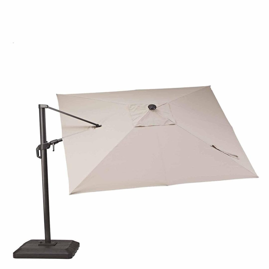 Parasol déporté NATERIAL Sonora II Carré Taupe 288x288 — photo produit