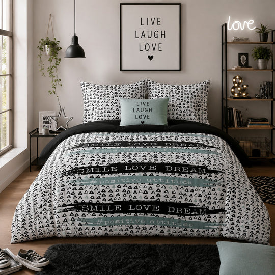 Parure de lit Dream 240x220cm + 2taies 63cm polyester