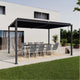 Pergola bioclimatique INKAZEN 4x3m acier lames orientables