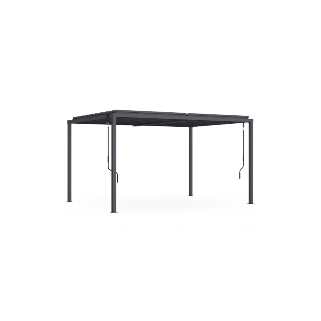Pergola bioclimatique INKAZEN 4x3m acier lames orientables