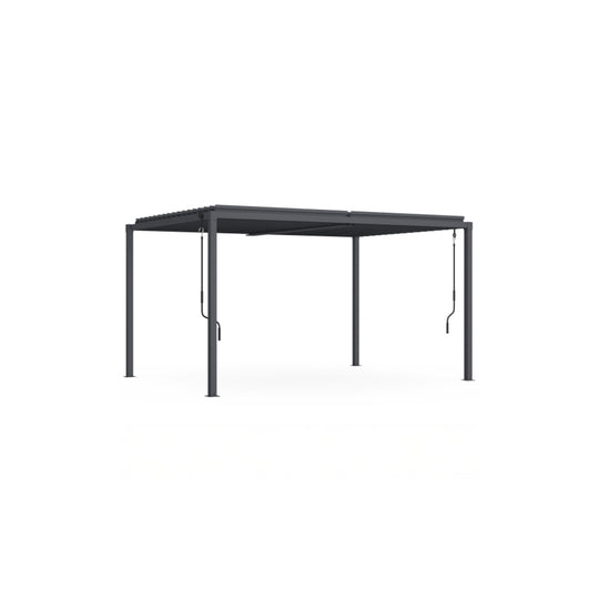 Pergola bioclimatique INKAZEN 4x3m acier lames orientables