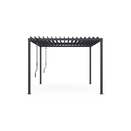 Pergola bioclimatique INKAZEN 4x3m acier lames orientables
