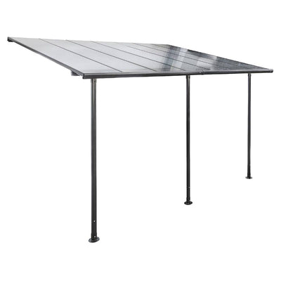 Pergola Hesperide adossée BELIZE Graphite